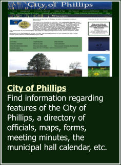 City of Phillips, Wisconsin, Price County