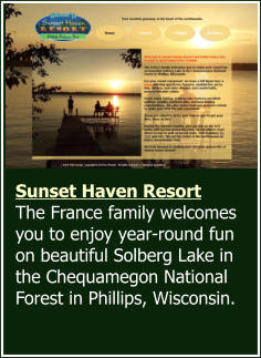 Sunset Haven Resort, Phillips, Wisconsin, Price County