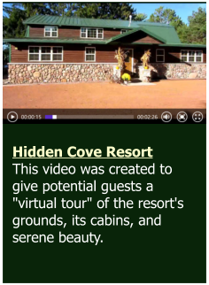 Hidden Cove Resort Video